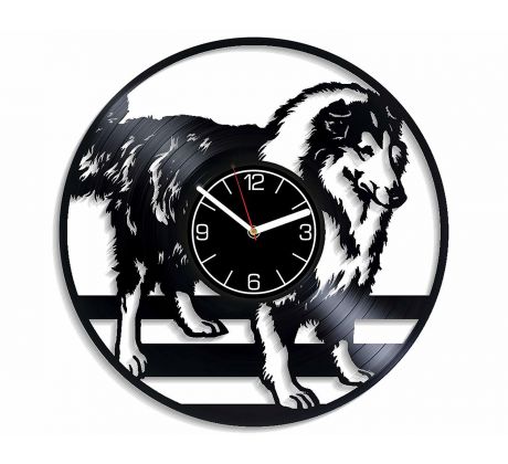 Beling vinylové hodiny Kólia čierne, GLX52Q7