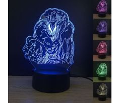 Beling 3D lampa, Venom, 7 farebná S492DD2254