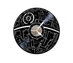 Beling nástenne vinylové hodiny Death Star 2 čierne, 59A36QDDD546