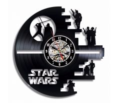 Beling nástenne vinylové hodiny Death star čierne, 59A36Q5LH