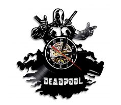 Beling nástenne vinylové hodiny Deadpool čierne, 59GDDS5FA