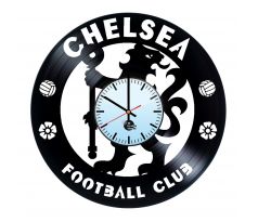 Beling nástenne vinylové hodiny Chelsea čierne, JGC2D