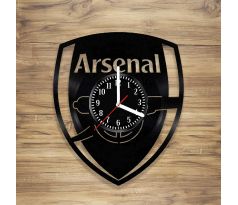 Beling nástenne vinylové hodiny Arsenal čierne, GC2D