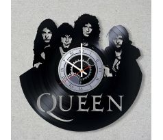Beling nástenne vinylové hodiny Queen čierne, AS7853S