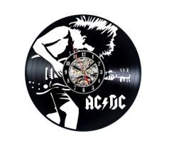 Beling nástenne vinylové hodiny AC/DC čierne SDF21C