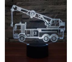 Beling 3D lampa, Nákladný žeriav , 7 farebná HHVCTL5