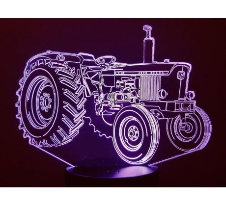 Beling 3D lampa,malo traktor, 7 farebná HHRSQL554