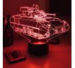 Beling 3D lampa, Tank M2 Bradley IFV , 7 farebná 1PDSWSSA