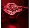 Beling 3D lampa, Tiger tank, 7 farebná 1PDQQWR