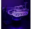 Beling 3D lampa, WW2 Nemecký Panther Tank, 7 farebná 1PDSXELKJRS