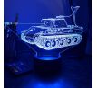 Beling 3D lampa, WW2 Nemecký Panther Tank, 7 farebná 1PDSXELKJRS