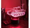 Beling 3D lampa, WW2 Nemecký Panther Tank, 7 farebná 1PDSXELKJRS