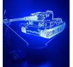 Beling 3D lampa, VK 45.01 Tiger tank, 7 farebná 1PDAQS