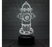 Beling 3D lampa, Hasičský hydrant, 7 farebná HG56W