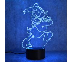 Beling 3D lampa,Donald Duck, 7 Farebná RLSQWSQS