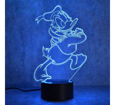 Beling 3D lampa,Donald Duck, 7 Farebná RLSQWSQS