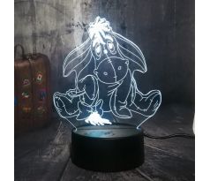 Beling 3D lampa,Eeyore, 7 Farebná RQ3QS