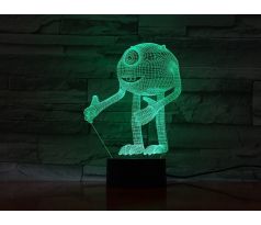 Beling 3D lampa,Monsters Inc 7 Farebná RELO5