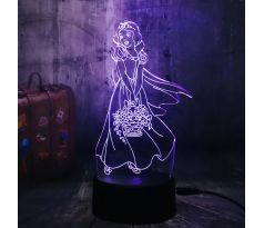 Beling 3D lampa Snow White7 Farebná RDW5