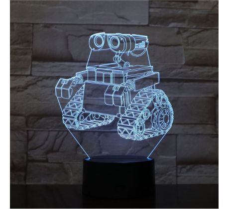 Beling 3D lampa Wall-E 7 Farebná FDDCQ