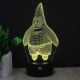 Beling 3D lampa Patrick Star, 7 Farebná QSX8FD