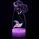 Beling 3D lampa, Ariel – The Little Mermaid , 7 Farebná RL8D