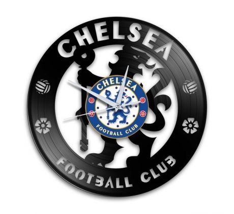 Beling vinylové hodiny Chelsea čierne, JGC2D