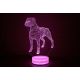Beling 3D lampa,Boxer 2, 7 farebná S4ADDR3