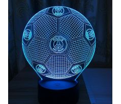 Beling 3D lampa,PSG Paris lopta, 7 farebná S3DA8DDWL