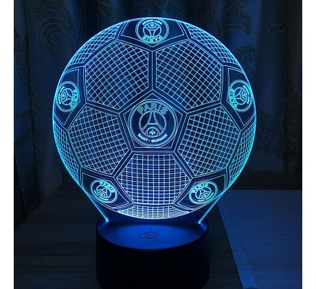 Beling 3D lampa,PSG Paris lopta, 7 farebná S3DA8DDWL