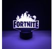 Beling 3D lampa, Fortnite logo, 7 farebná L341D