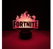 Beling 3D lampa, Fortnite logo, 7 farebná L341D