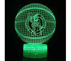 Beling 3D lampa,NBA Boston Celtics , 7 farebná QX4