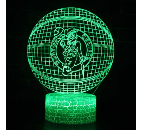 Beling 3D lampa,NBA Boston Celtics , 16 farebná QX4