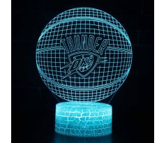 Beling 3D lampa,NBA Oklahoma City Thunder , 16 farebná QX5