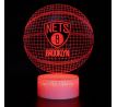 Beling 3D lampa,NBA Brooklyn Nets, 16 farebná QX7