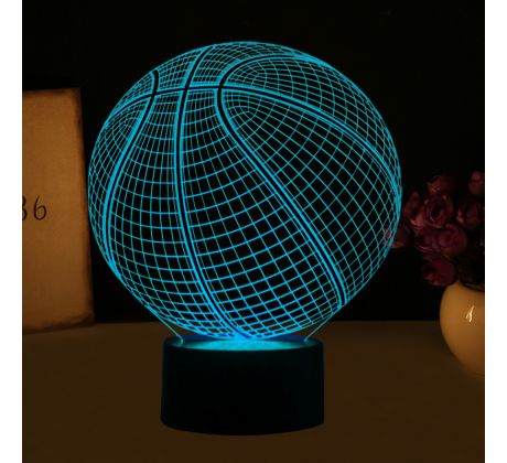 Beling 3D lampa,NBA Basketball ,16 farebná QX8