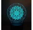 Beling 3D lampa,Mandala, 7 farebná L5