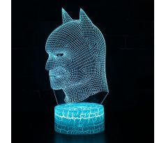 Beling 3D lampa, Batman hlava, 7 farebná S75