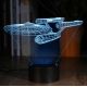Beling 3D lampa, Star Trek USS Enterprise, 7 farebná S267