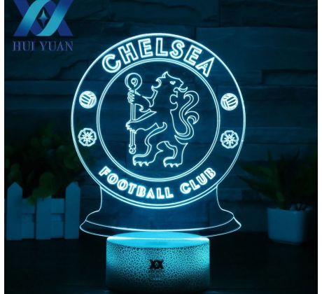 Beling Detská lampa, 3D lampa Chelsea, 7 farebná QS204