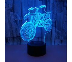 Beling 3D lampa, Dirt Bike, 7 farebná HGDDW556
