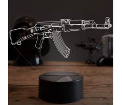 Beling 3D lampa, AK-47, 7 farebná S209S8