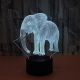 Beling 3D lampa,Slon 3, 7 farebná S4AVZ8W