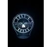 Beling 3D lampa, Guns N’ Roses, 7 farebná L341