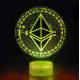 Beling 3D lampa Ethereum, 7 farebná S4ADDS584L