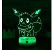 Beling 3D lampa, Eevee, 7 farebná S478