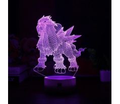 Beling 3D lampa, Entei, 7 farebná L7D