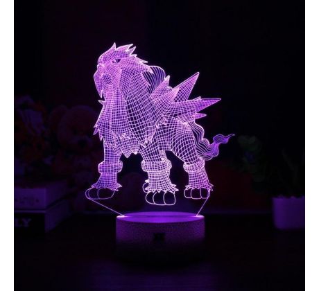 Beling 3D lampa, Entei, 7 farebná L7D