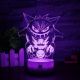 Beling 3D lampa, Gengar , 7 farebná S485